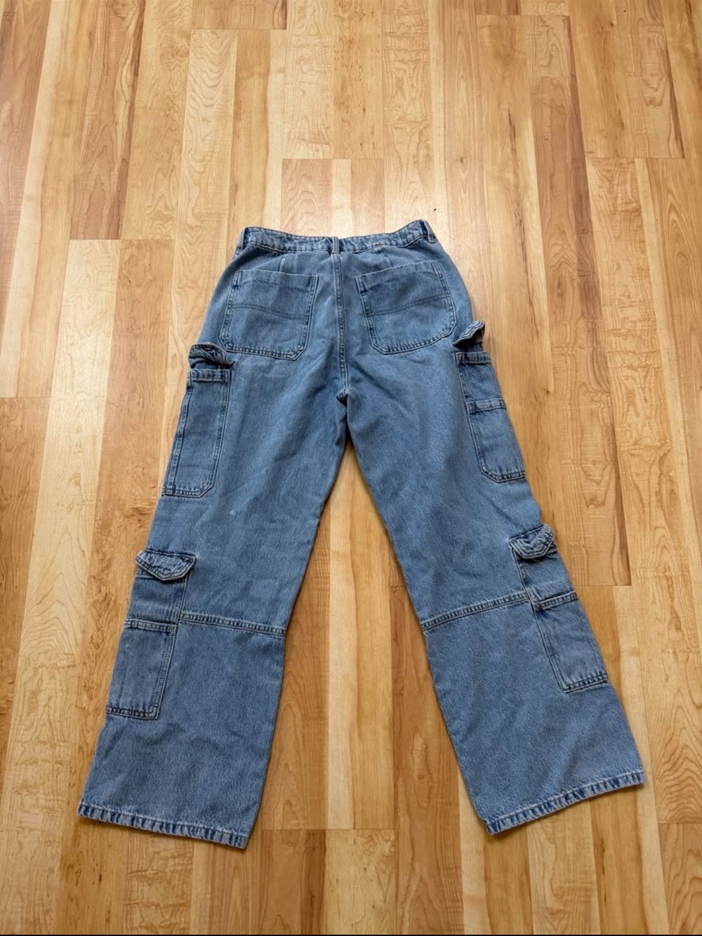Garage Light Blue Denim Cargo light Jeans size 30